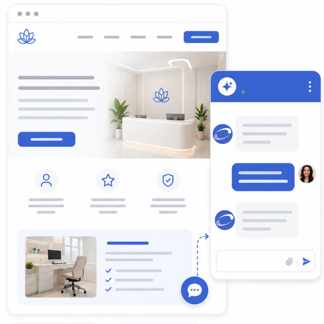 Med spa website design