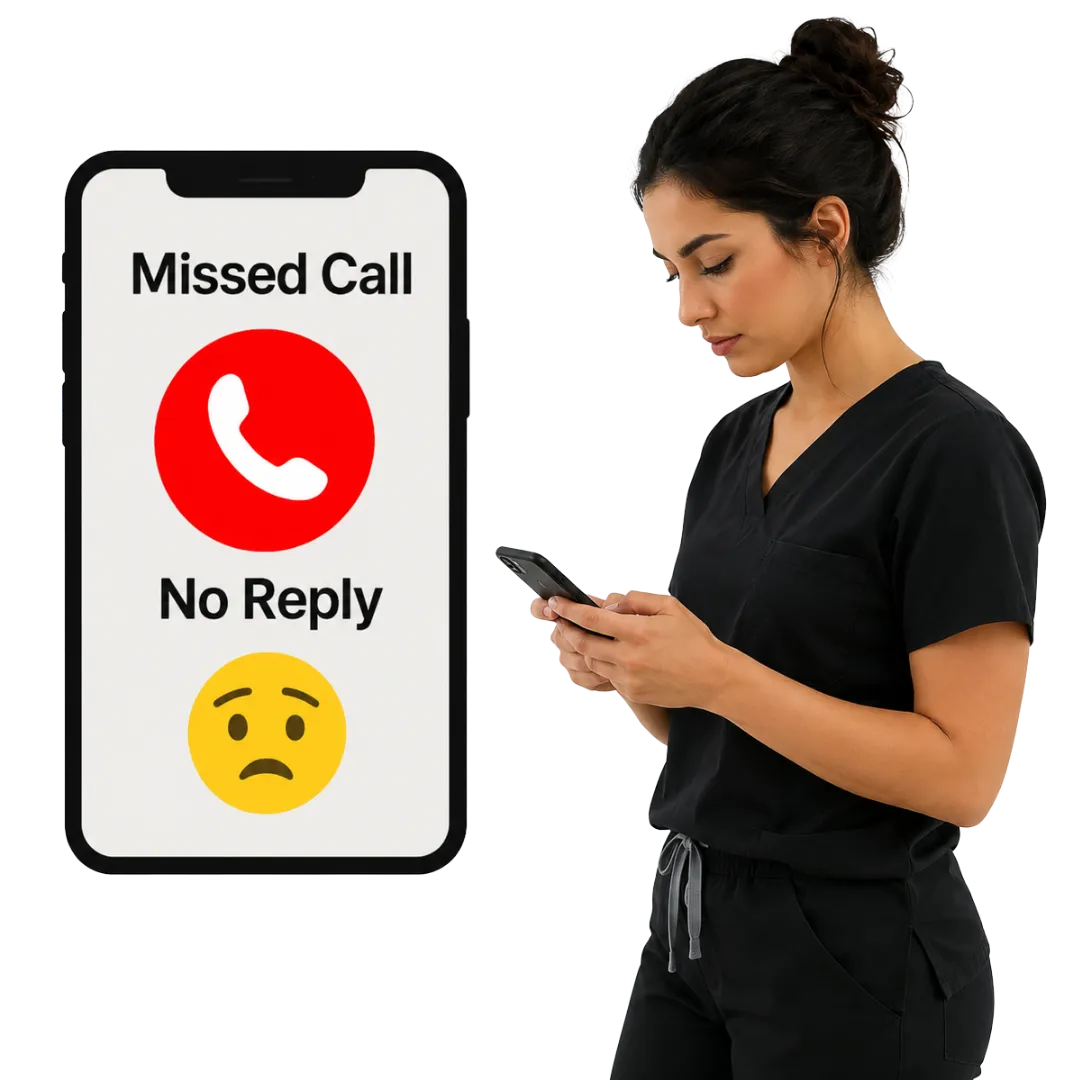 Automated response to missed patient calls