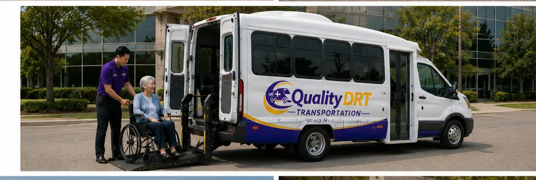 Quality DRT travel logistics vehicle at Joliet headquarters