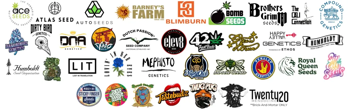 autoseeds, barney's farm, blimurn bomb seeds, rohers grimseeds, humbolt seed organization, thug pug, royal queen seeds
