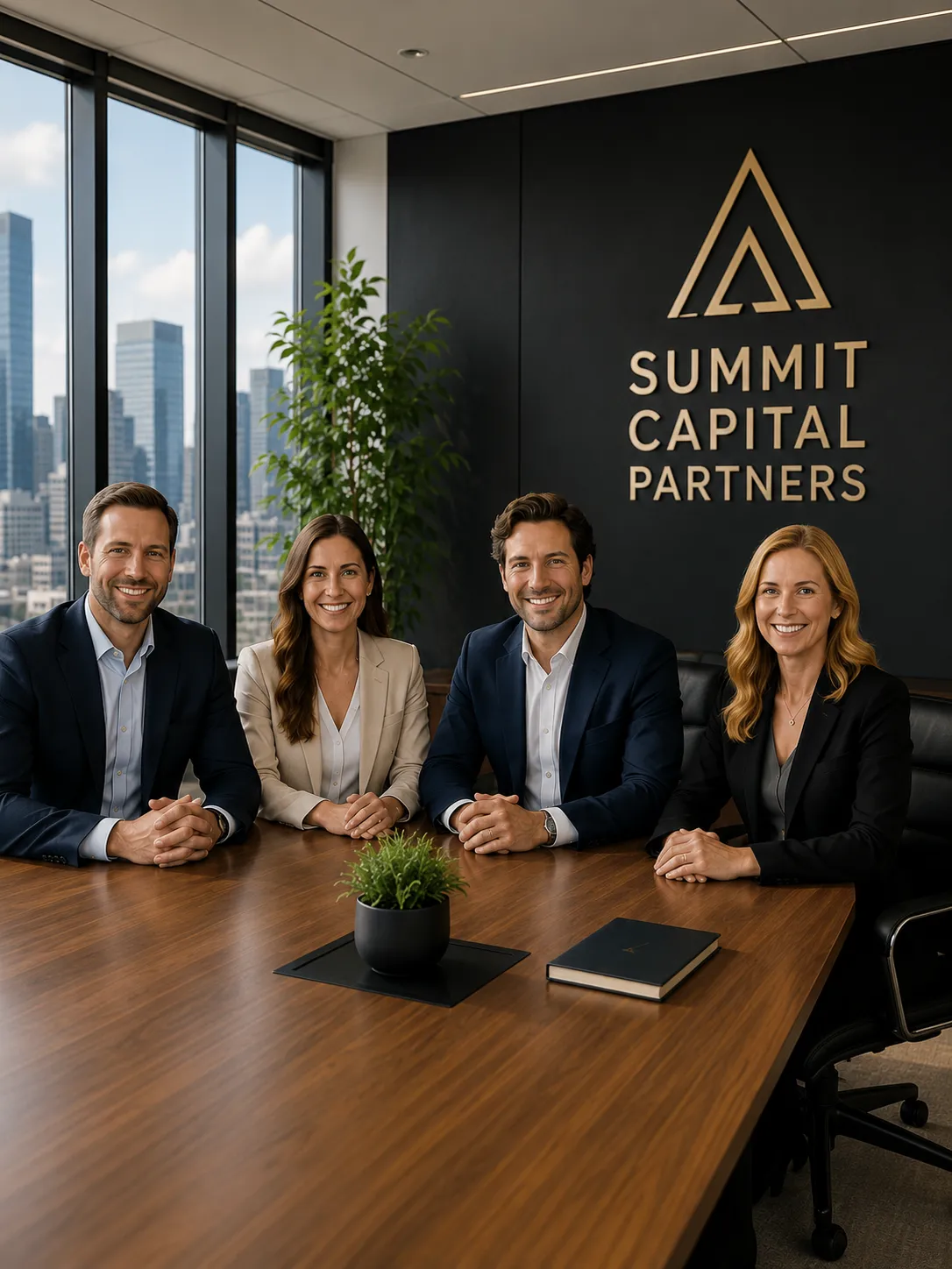 Summer Capital Partners team in an office