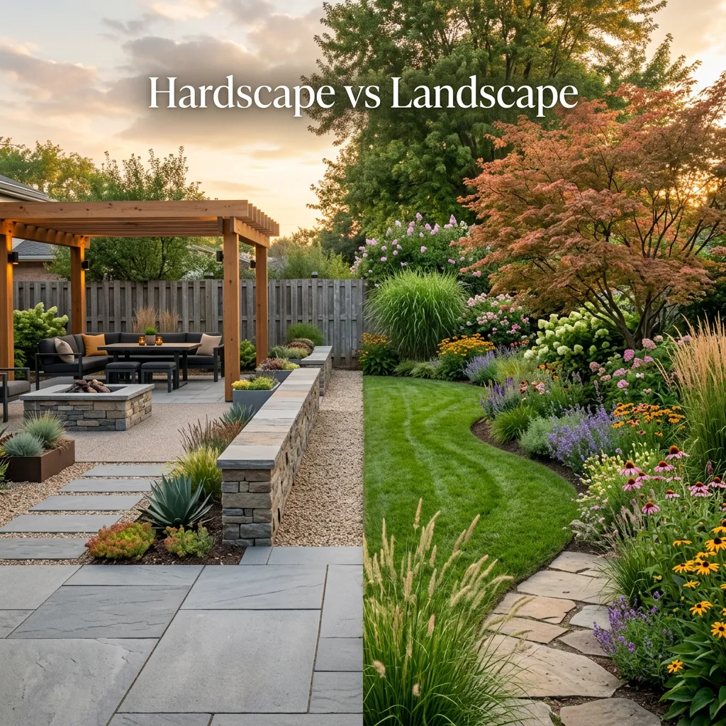 Hardscaping vs. Landscaping: What's the Difference?