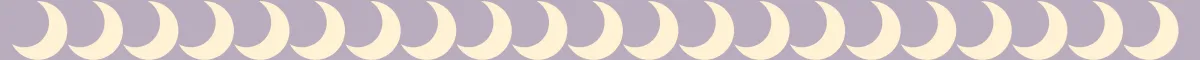 yellow moon border with purple background