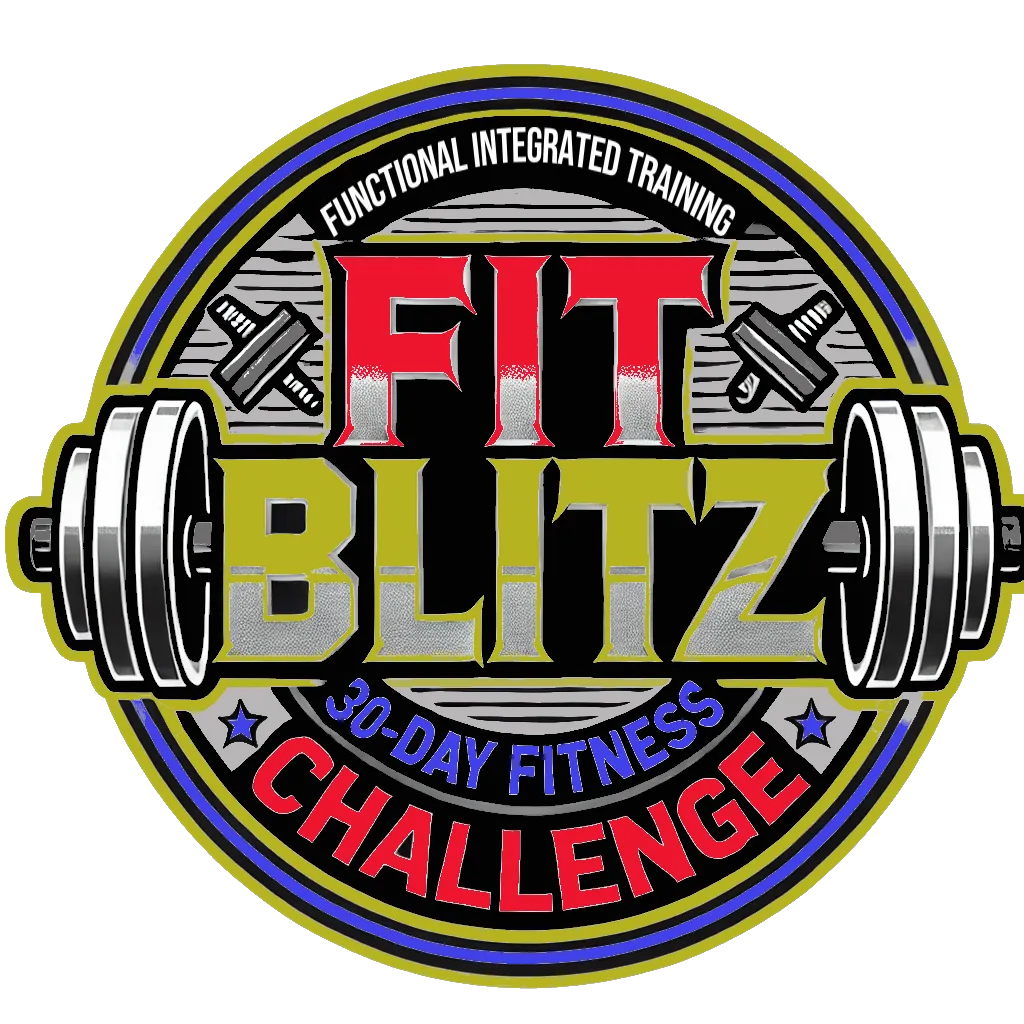 FIT Blitz 30-Day Online Fitness Challenge Logo