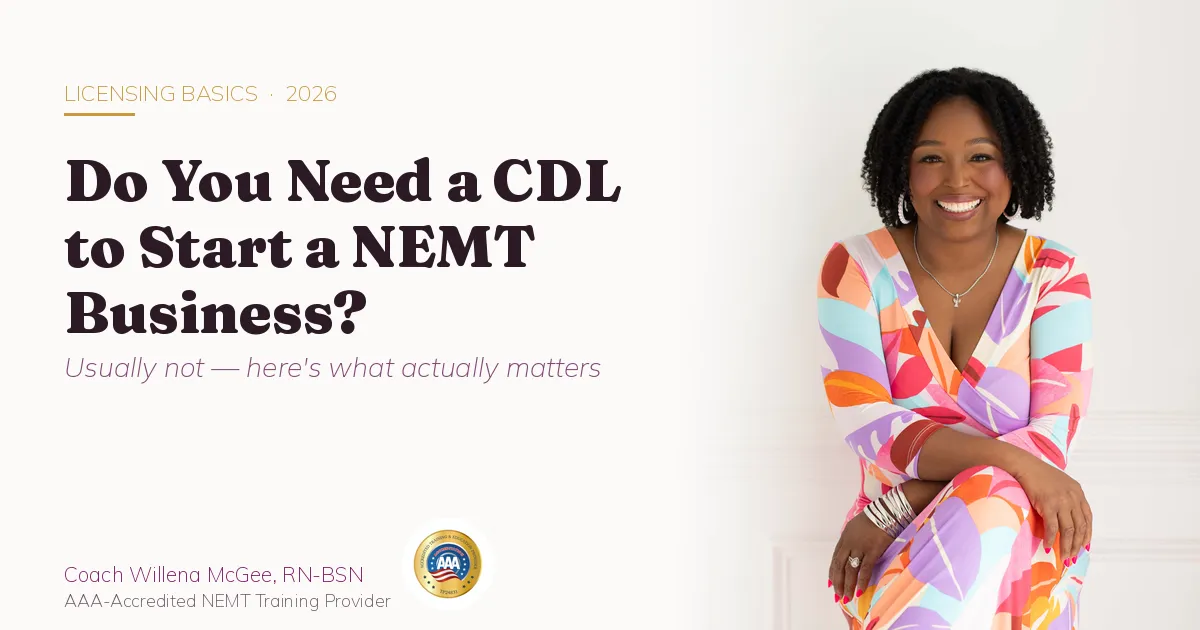 Do You Need a CDL to Start a NEMT Business?