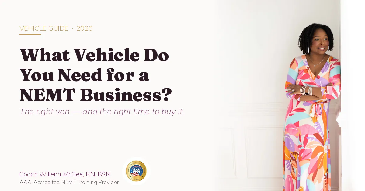 What Vehicle Do You Need for a NEMT Business? (2026)