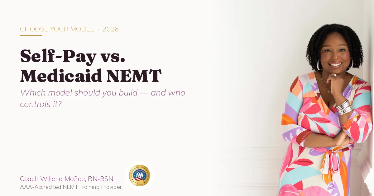 Self-Pay vs. Medicaid NEMT: Which Should You Build?