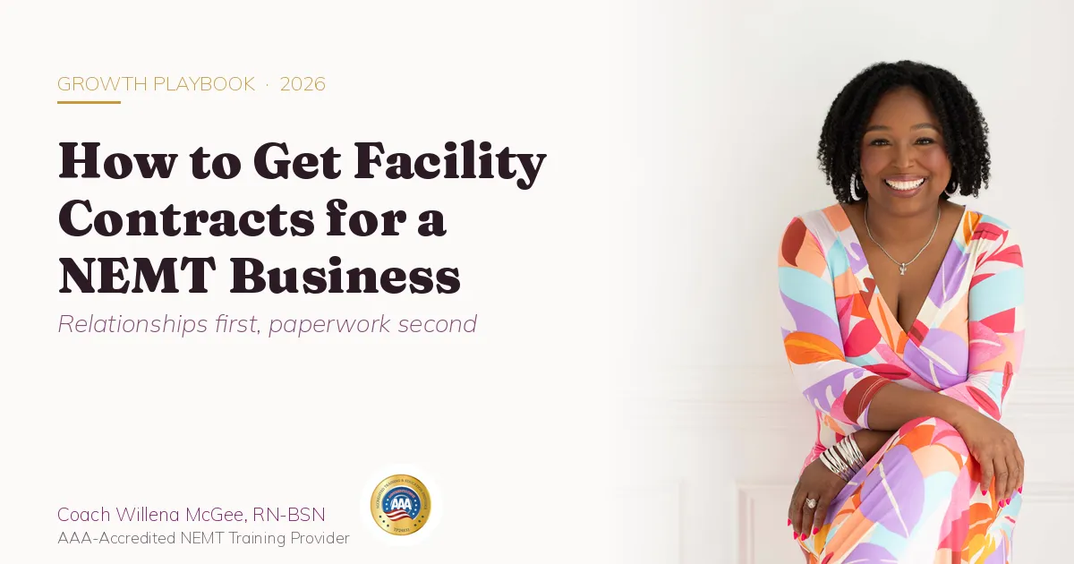 How to Get Facility Contracts for a NEMT Business (2026)