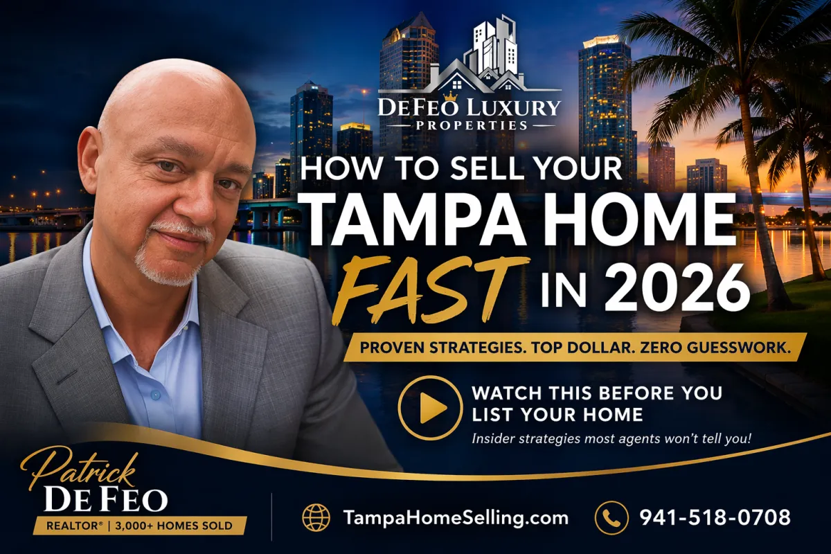 How to Sell Your Home Fast in Tampa, Florida (2026 Seller Strategy Guide)
