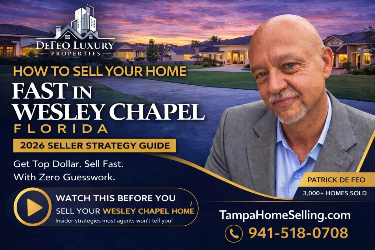 How to Sell Your Home Fast in Wesley Chapel, Florida (2026 Seller Strategy Guide)