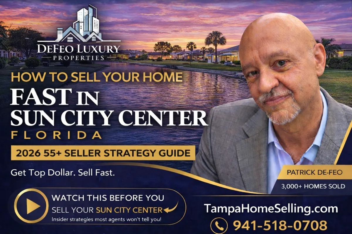 How to Sell Your Home Fast in Sun City Center, Florida (2026 55+ Seller Strategy Guide)