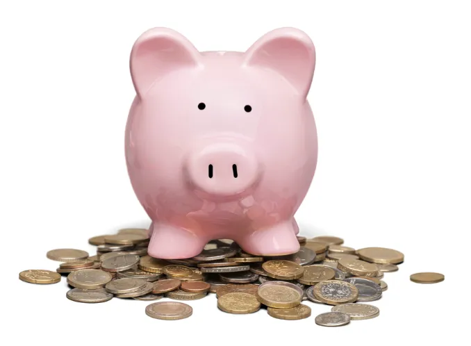 grey metal chain on white background