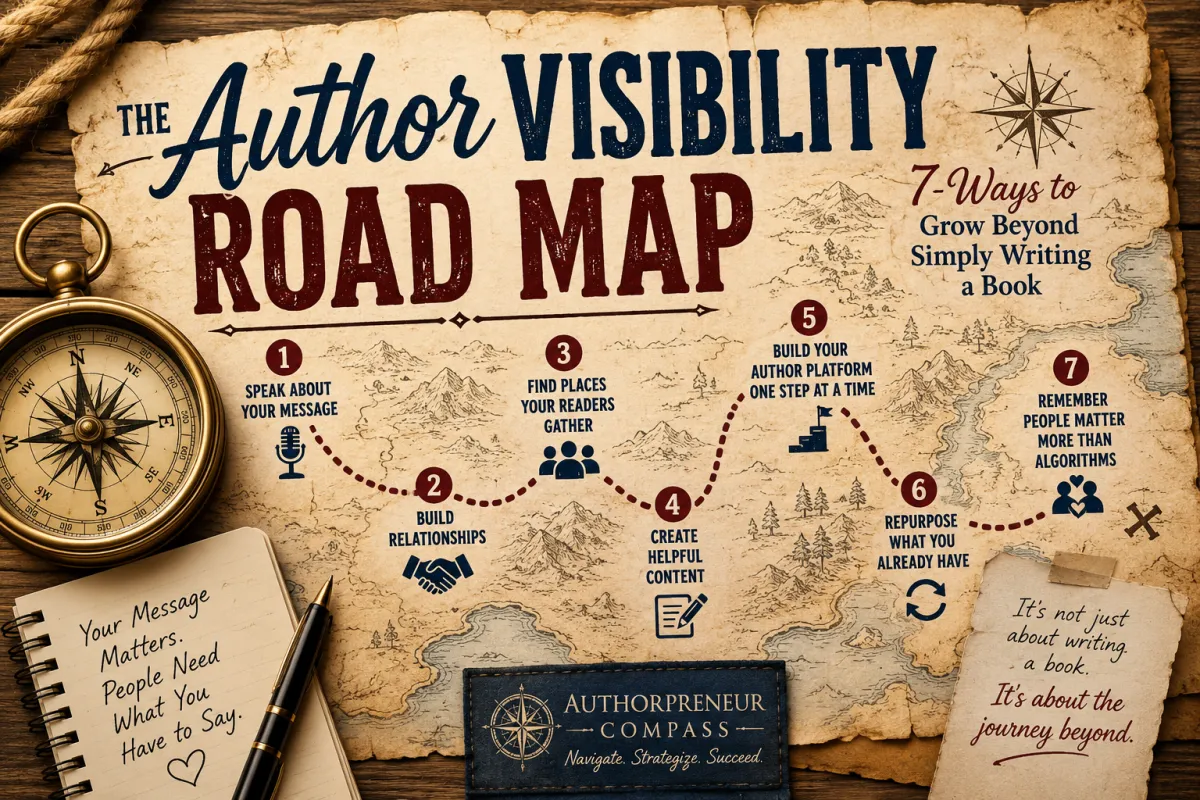 The Author Visibility Road Map: 7 Ways to Grow Beyond Simply Writing a Book