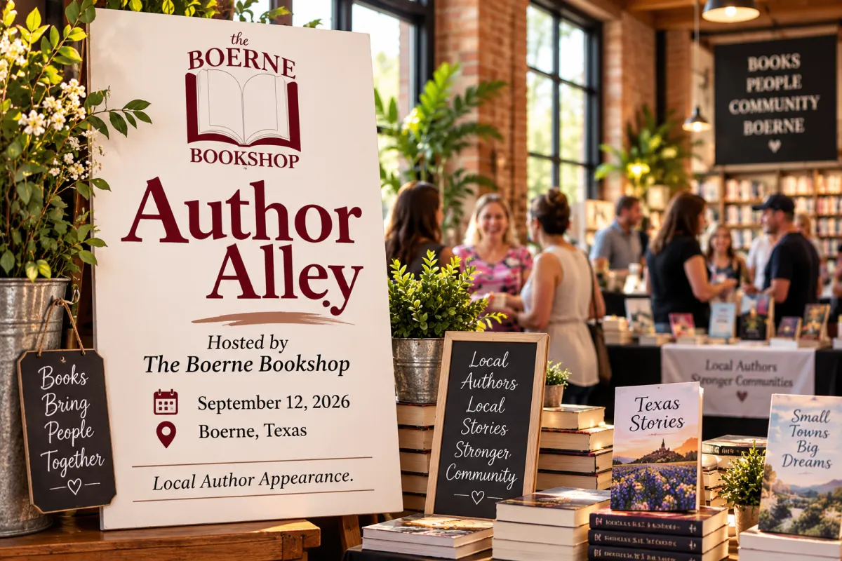 Author Alley: DeeDee Lake Author Alley appearance at The Boerne Bookshop