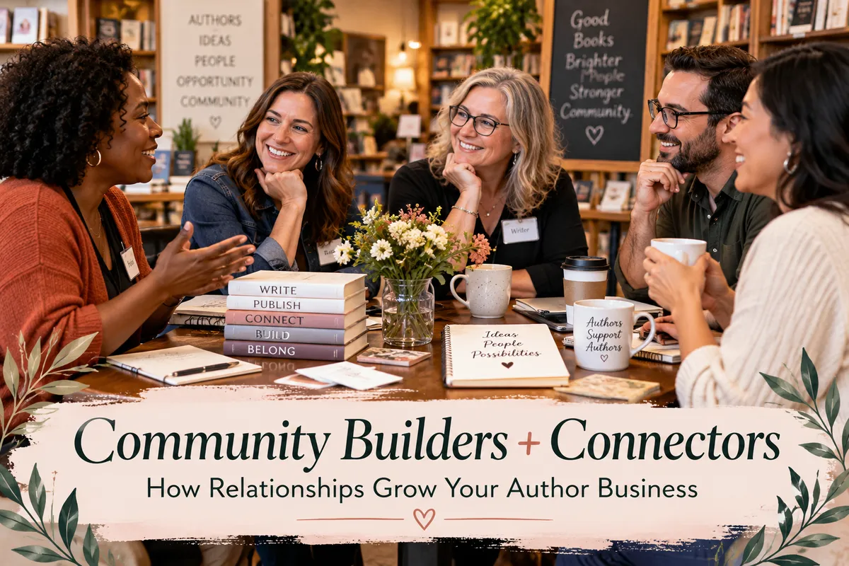 Community Builders + Connectors: How Relationships Grow Your Author Business