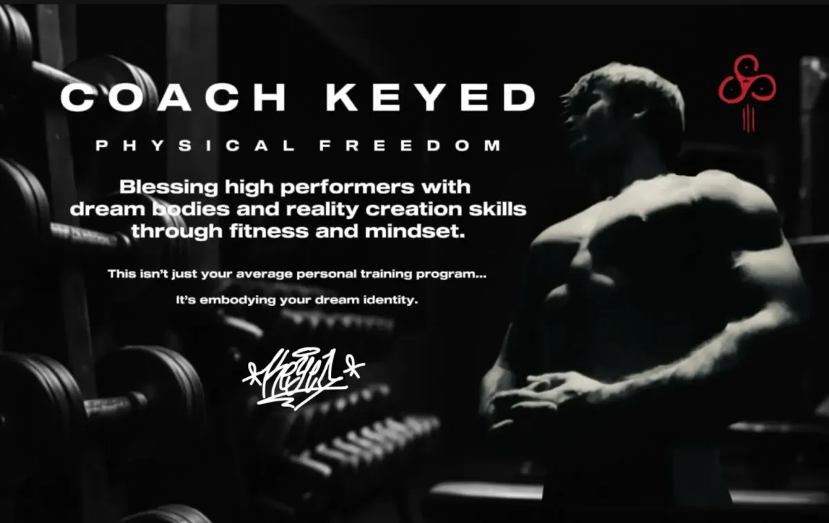 Coach Keyed Physical Freedom Fitness Coaching Banner High Performer Transformation