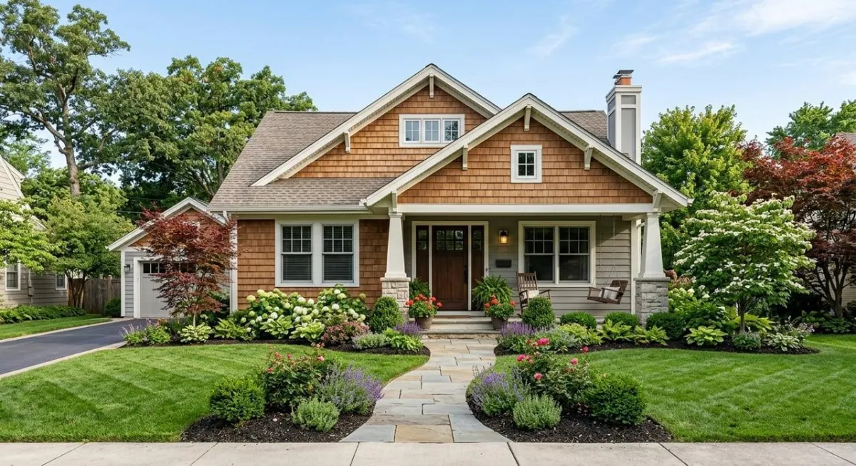 beautiful craftsman home representing long-term home care