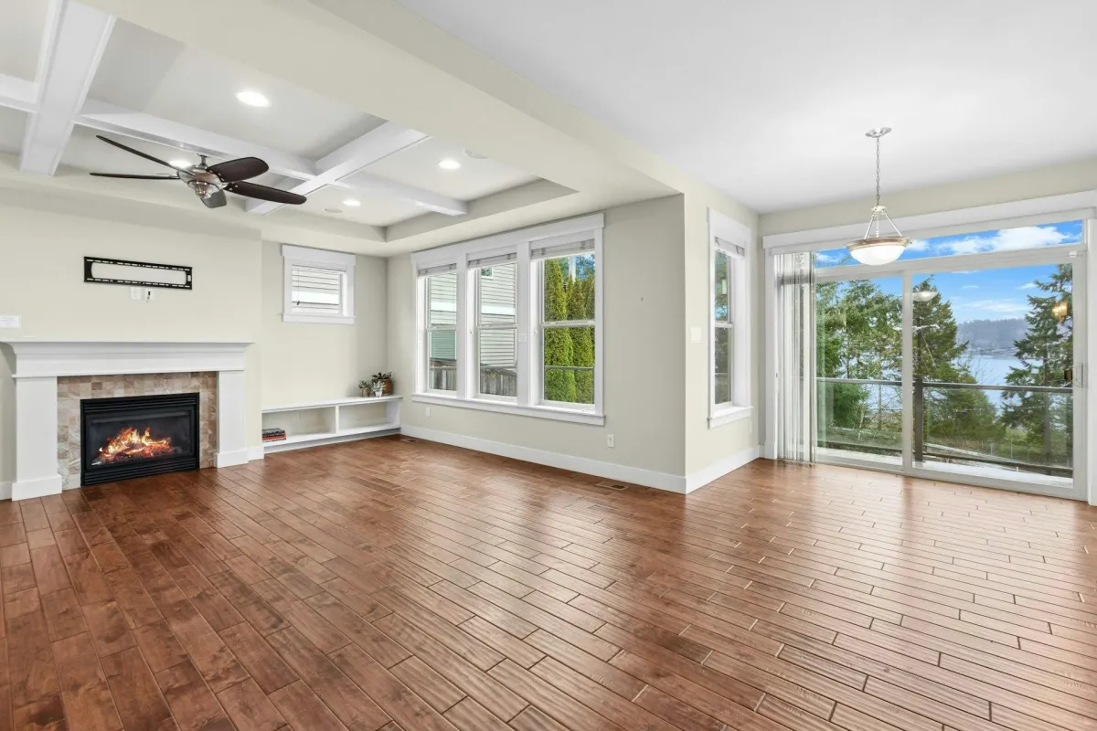 Comfortable home interior above a crawl space where hidden conditions can gradually change.