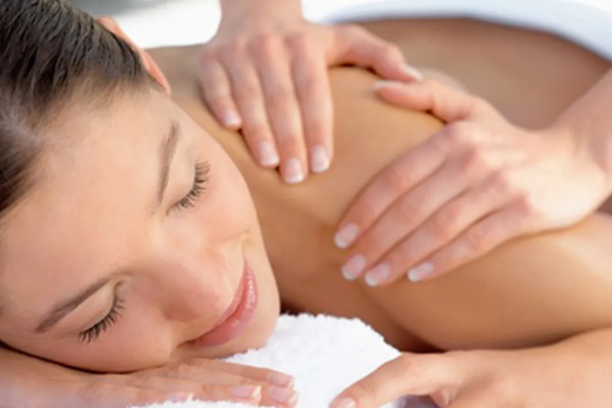 Therapist Releasing Tight Fascia and Connective Tissue