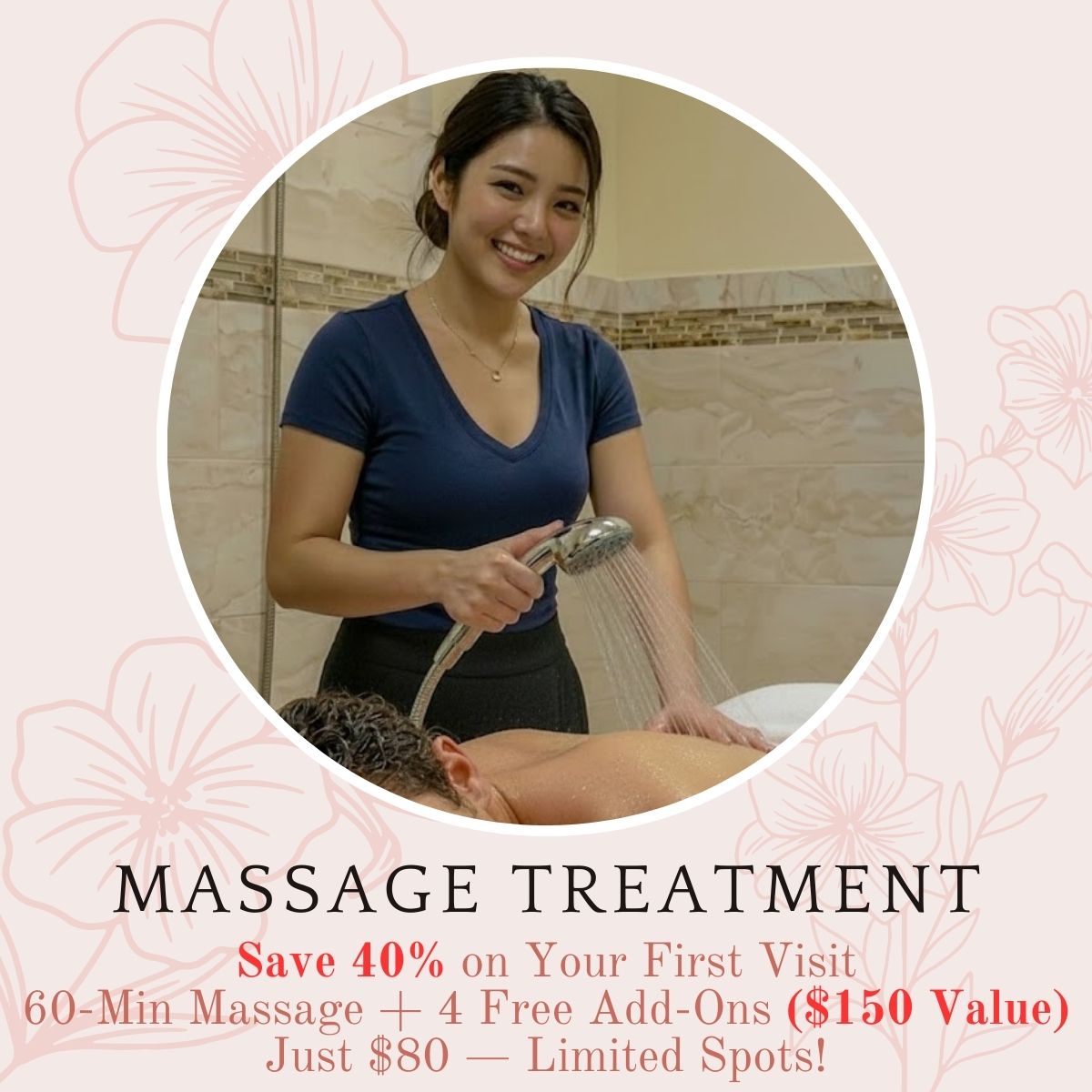 Table Shower and Body Scrub Service in Kirkland Juanita