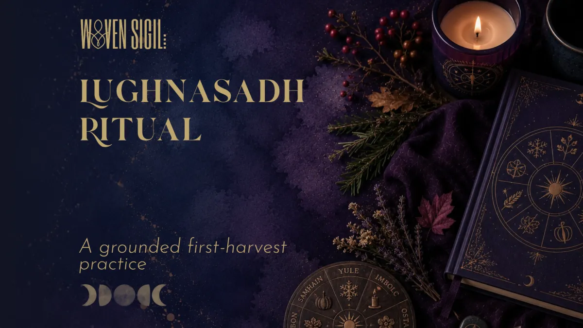 Lughnasadh Ritual & Altar Guide: A Grounded First-Harvest Practice