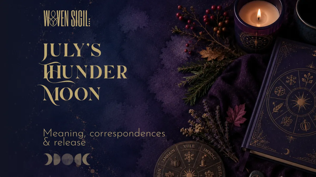 Blog post header image for July's Thunder Moon article