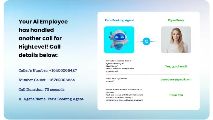 Voice AI automated receptionis