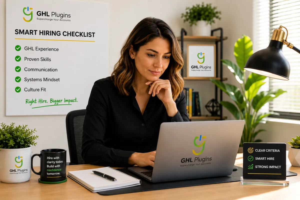 Professional office with brand-focused desk