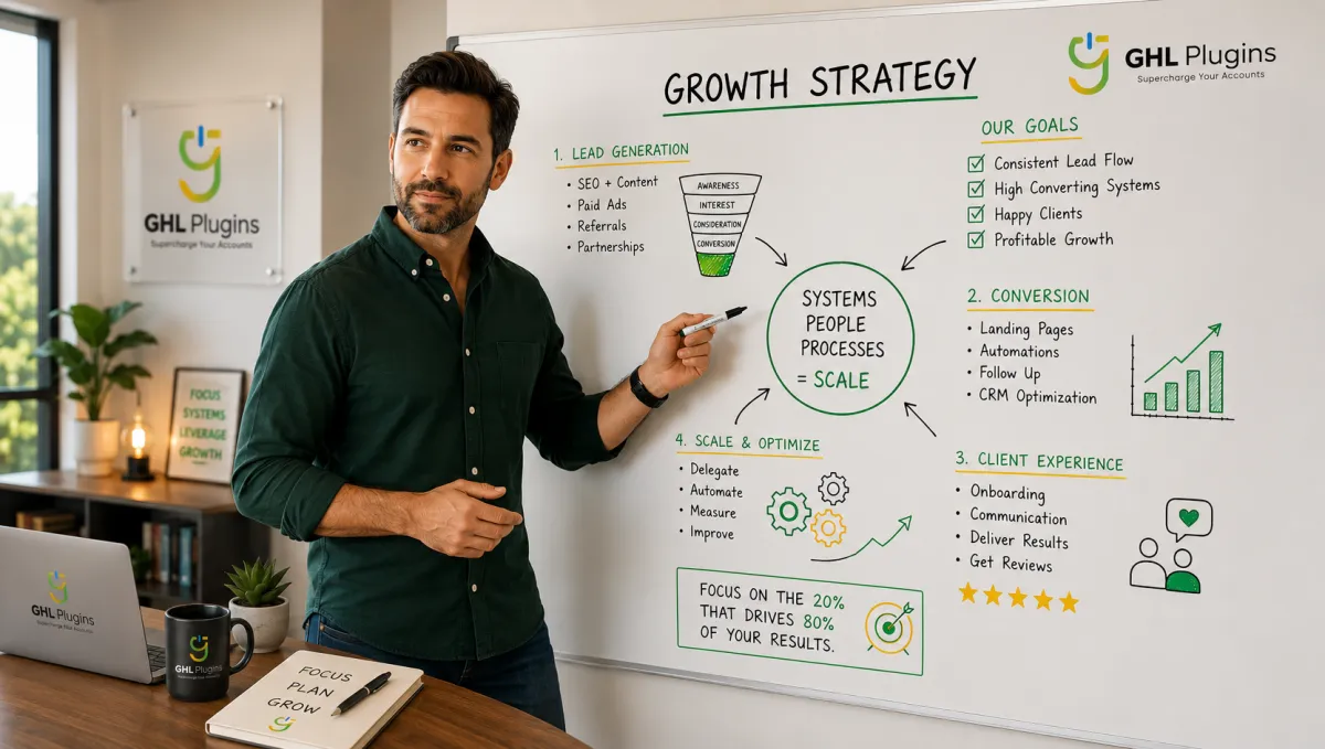 Office growth strategy presentation meeting