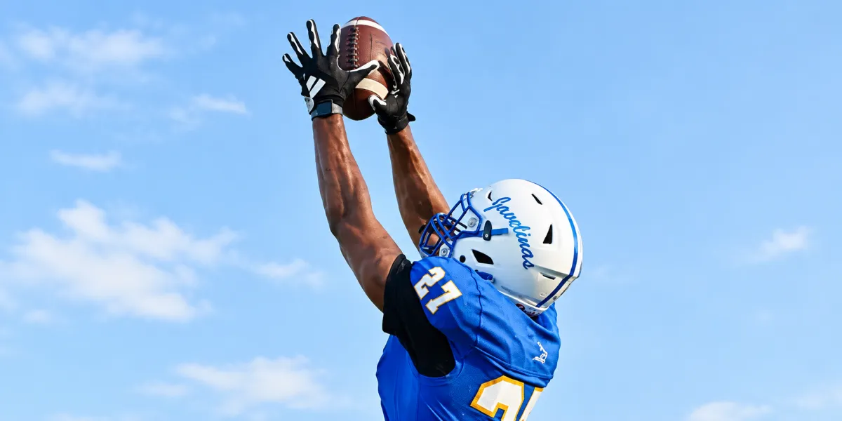High-intensity varsity football agility and footwork speed drills