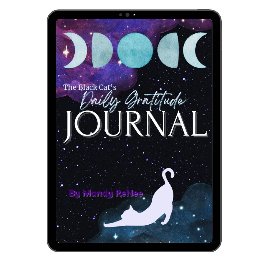 image of the Manifestation Gratitude Journal on a tablet