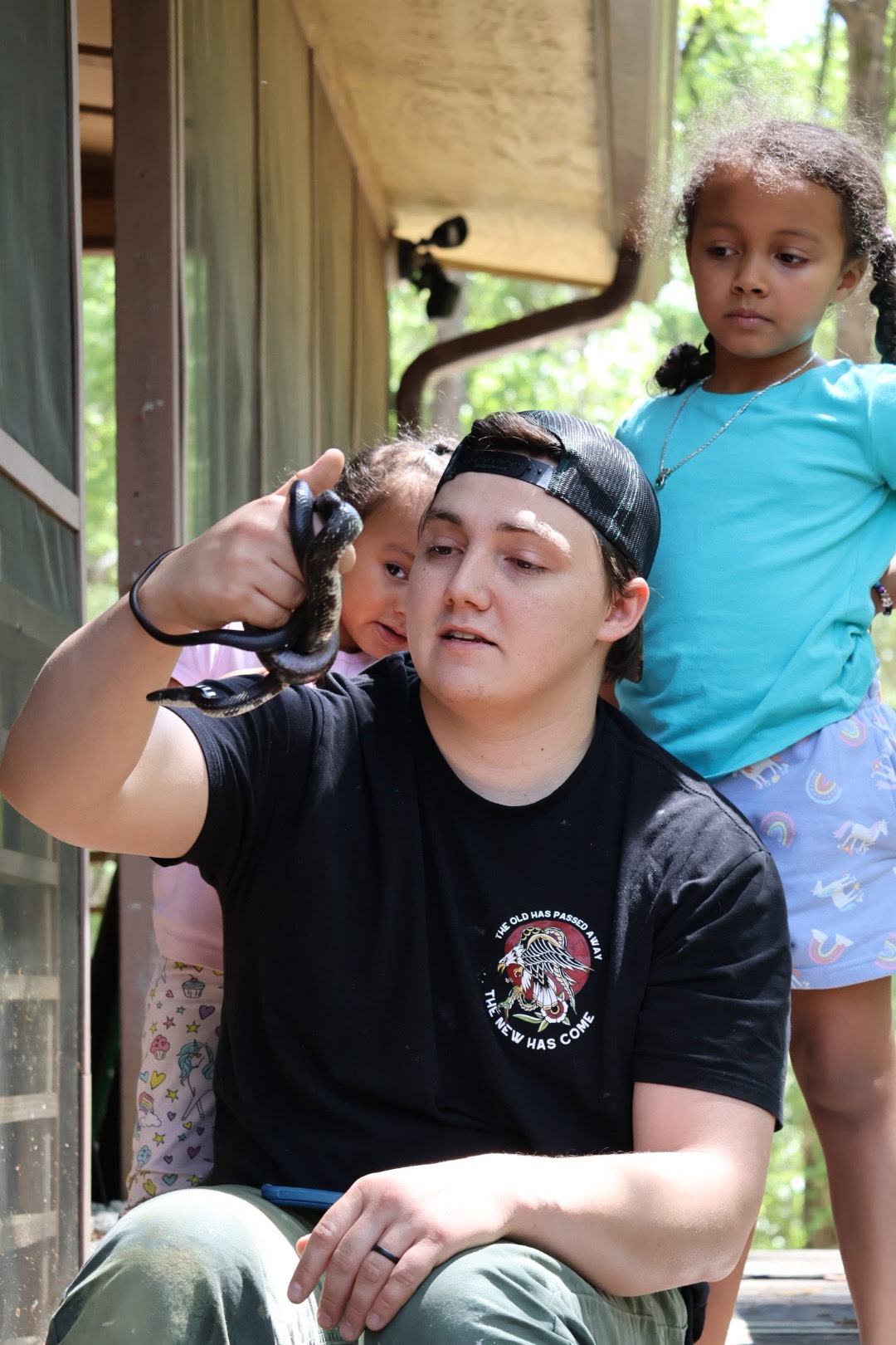 Hog Gone Wildlife Removal team helping a homeowner in Montgomery County