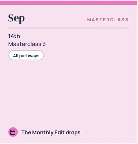September schedule