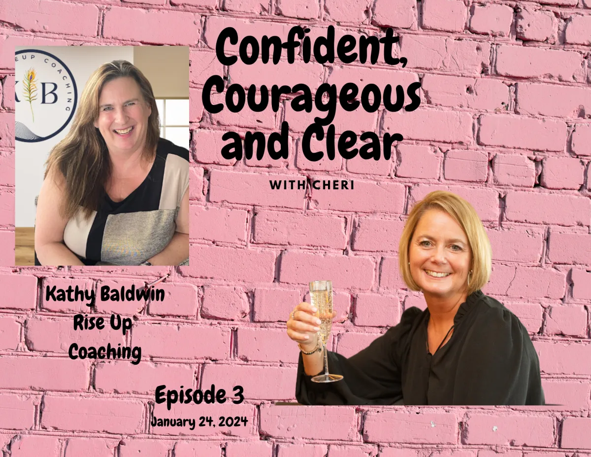 Image of Kathy Baldwin's appearance on Confident Courageous and Clear TV with Cheri Dixon