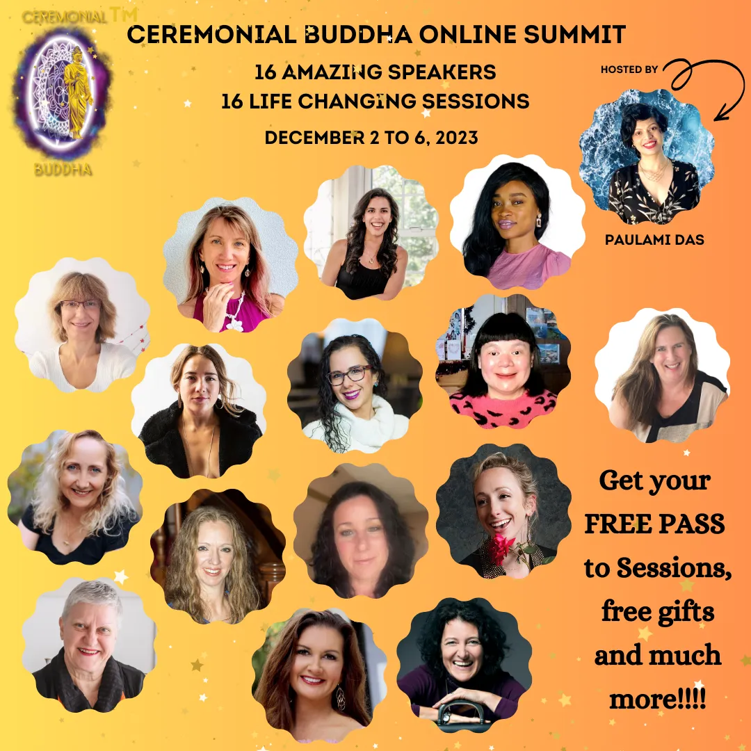 Image of Kathy Baldwin's appearance on The Ceremonial Buddha Online Summit December 2023