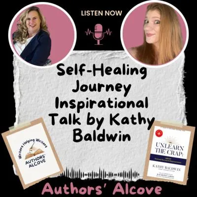 Image of Kathy Baldwin's appearance on Author's Alcove Podcast