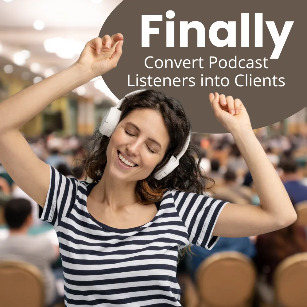 Lead generation and conversion automation for podcast-based businesses