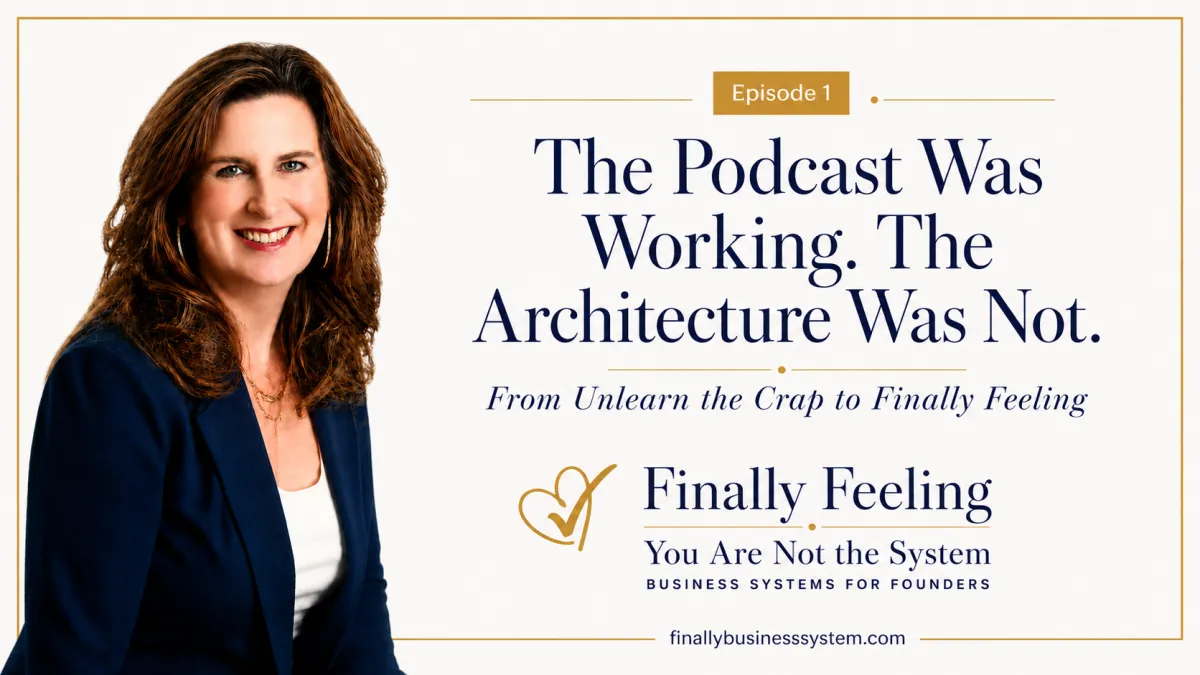 The Podcast Was Working The Architecture Was Not