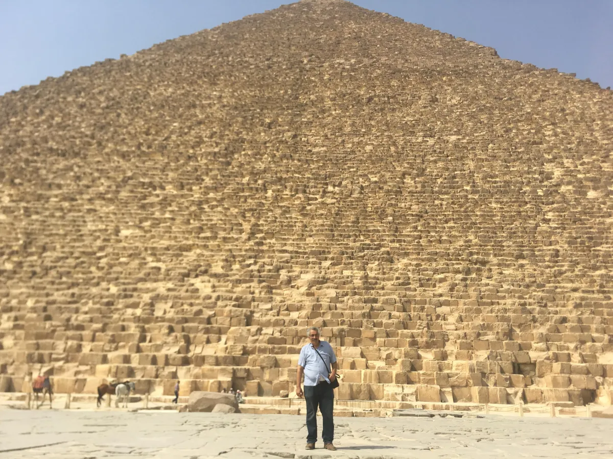 Portrait of Awny Sidhom, Egyptian researcher