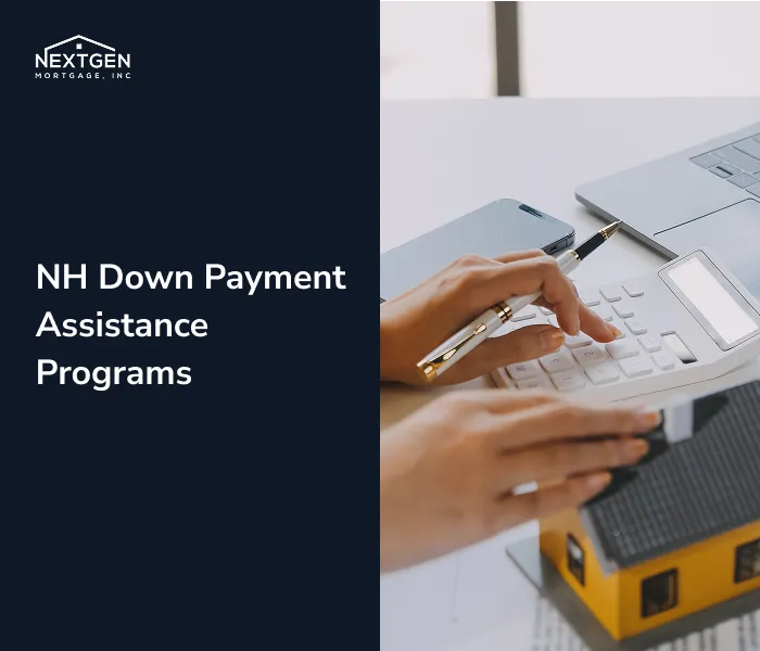 First-time homebuyer reviewing NH down payment assistance options with loan officer in Nashua NH