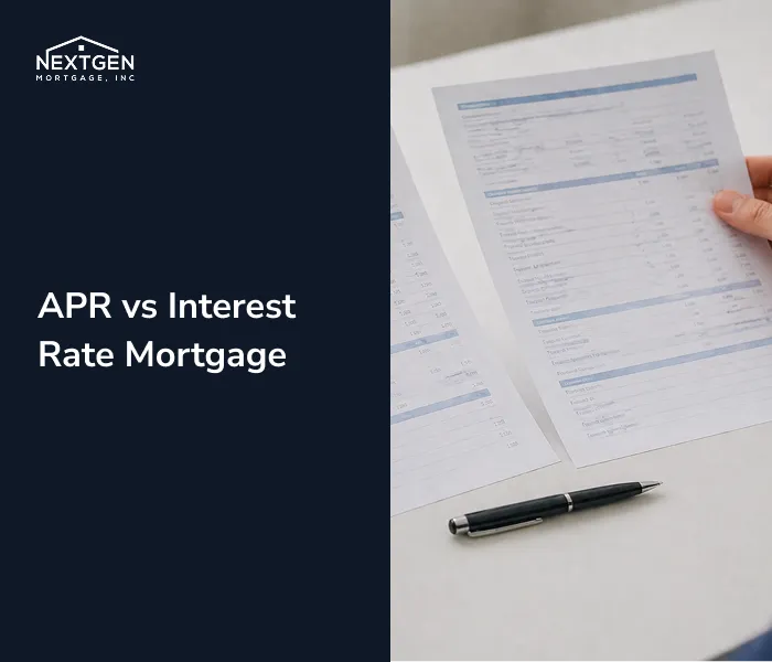 apr vs interest rate mortgage