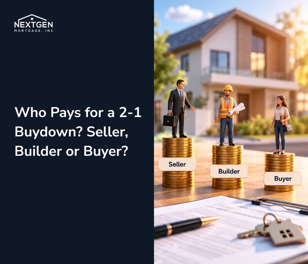 Who Pays for a 2-1 Buydown? Seller, Builder or Buyer?