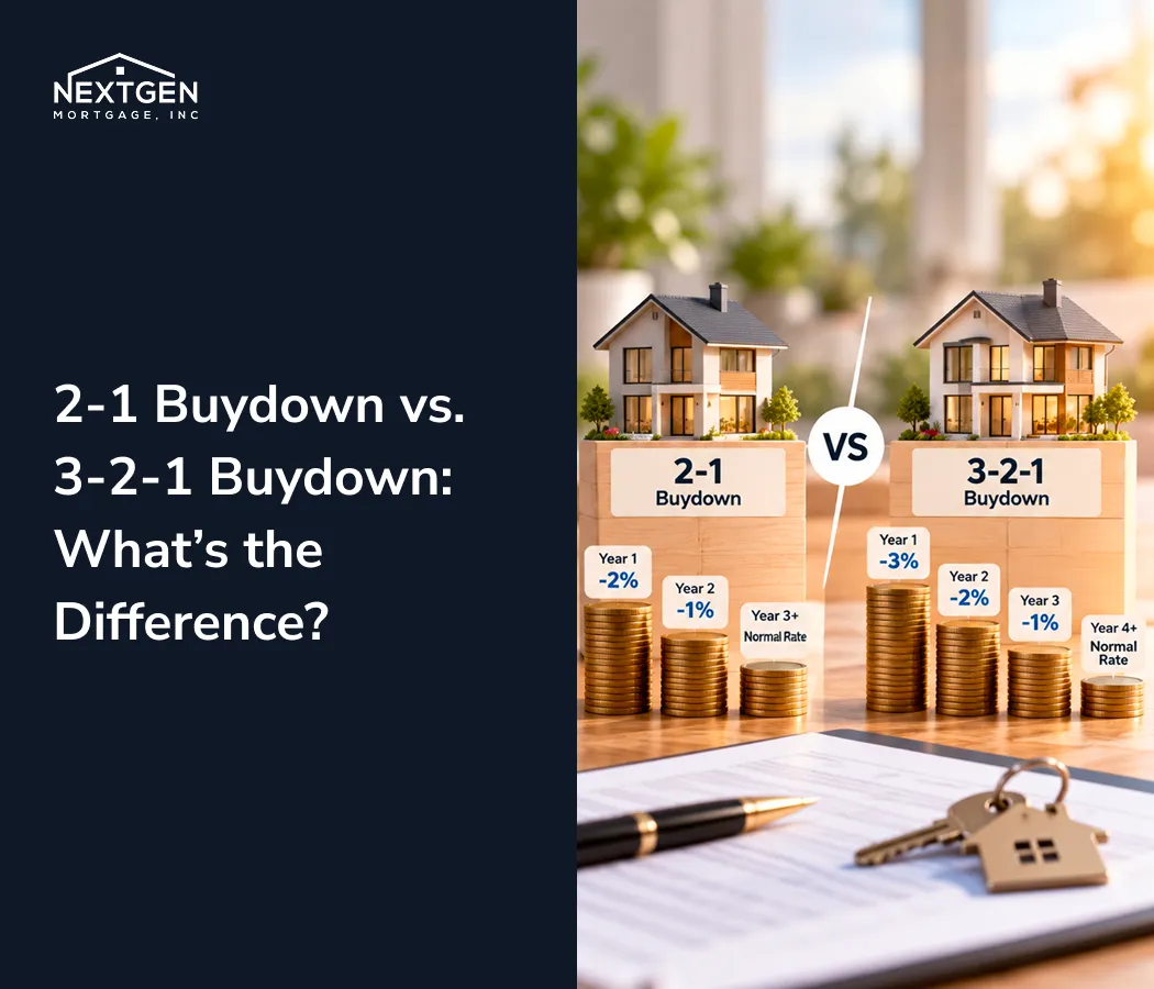2-1 Buydown vs. 3-2-1 Buydown