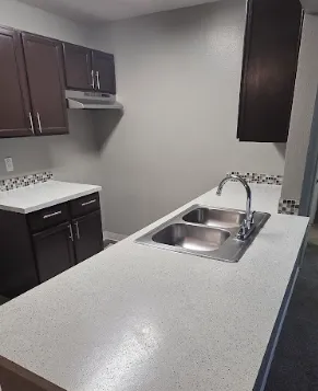 Modern White Kitchen Resurfacing Example
