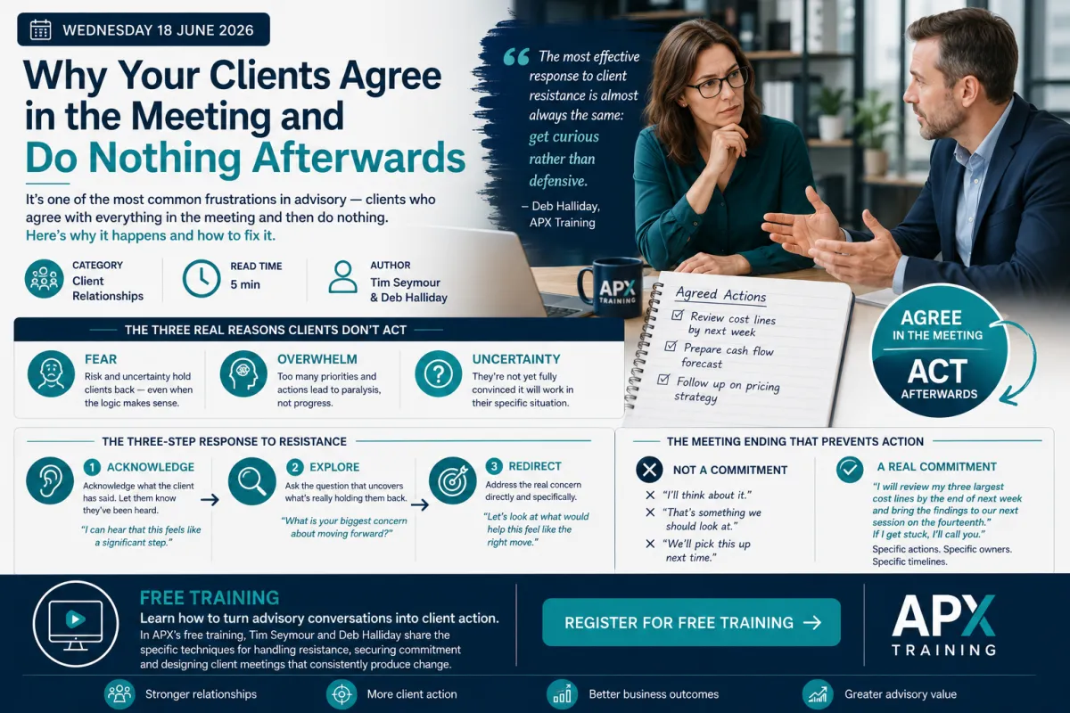 Why Your Clients Agree In The Meeting And Do Nothing Afterwards