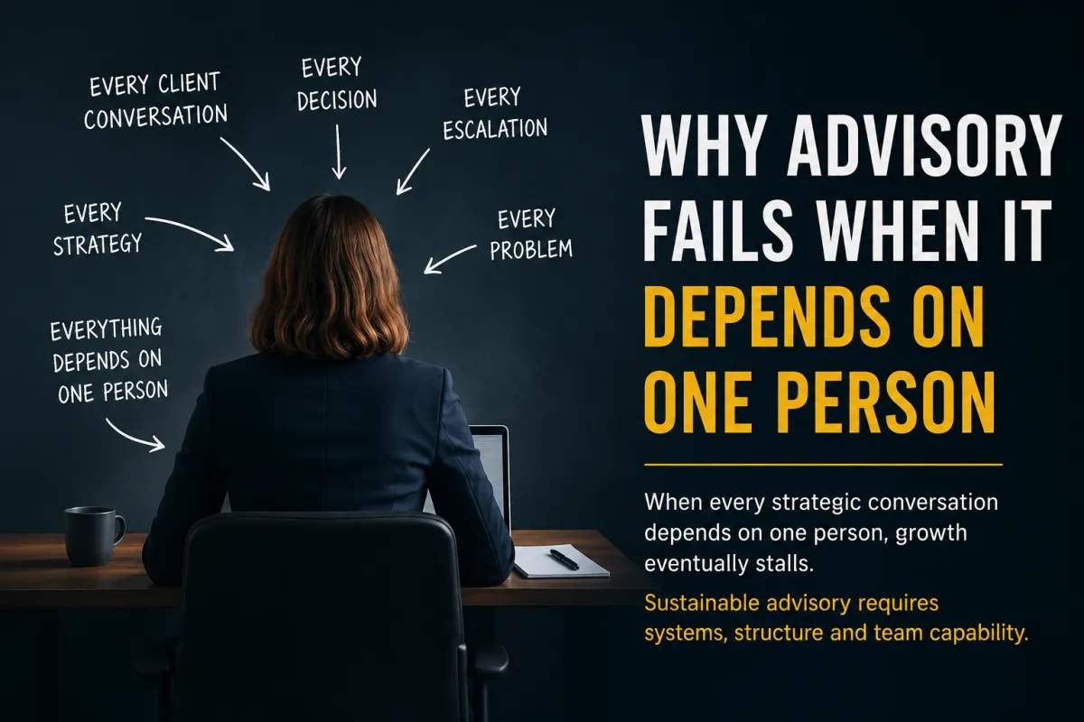 Why Advisory Fails When It Depends on One Person