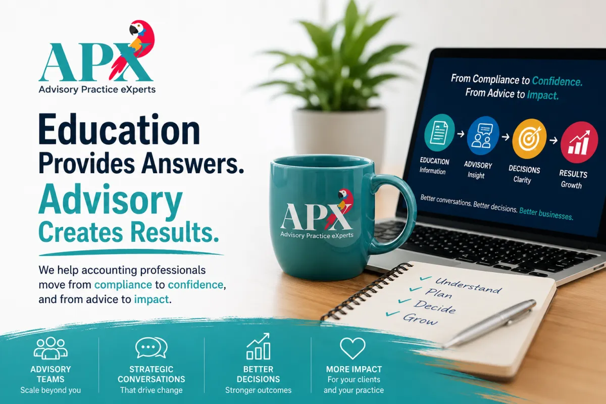 Education Isn't Advisory. And Mixing Them Up Is Costing You Time.