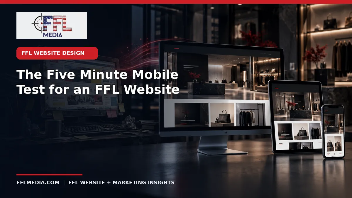 The Five Minute Mobile Test for an FFL Website