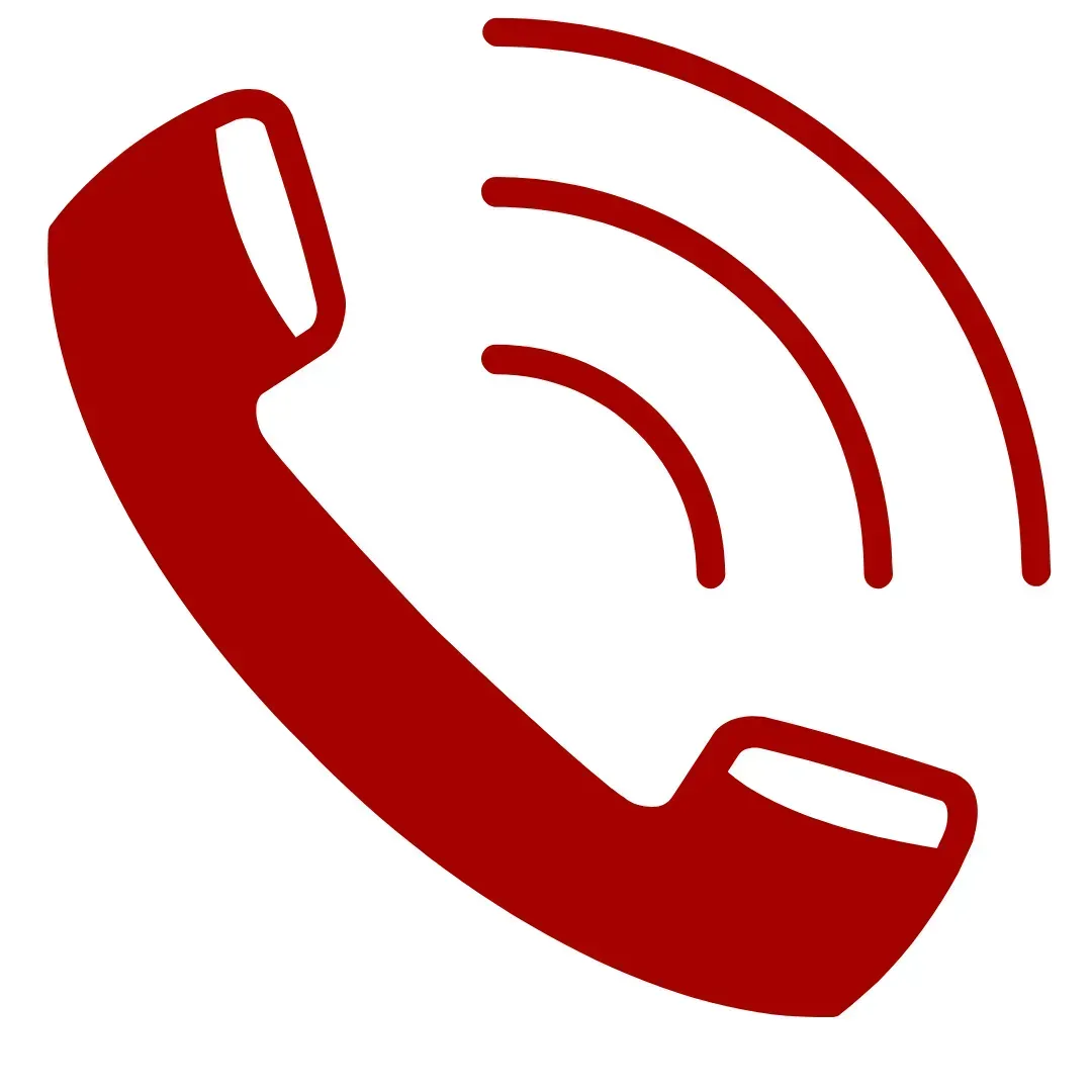 Simple phone icon representing a call