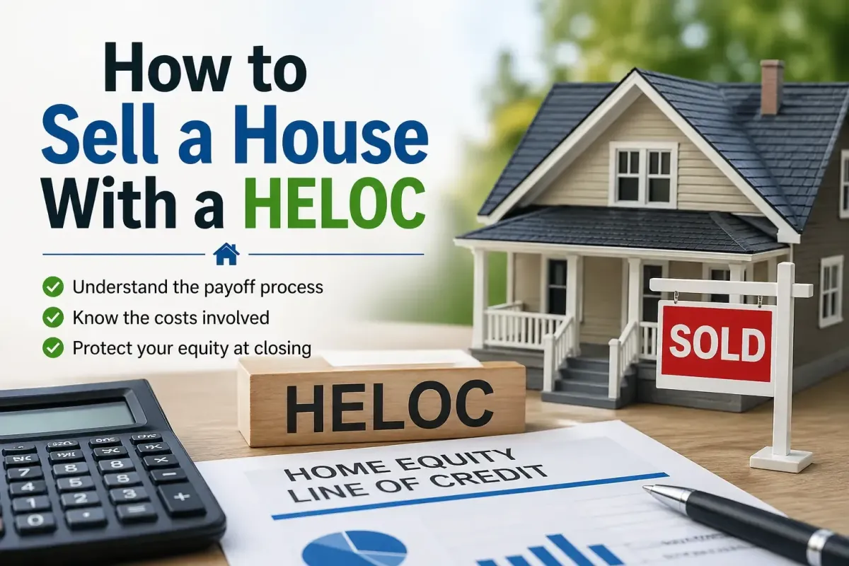 sell house with HELOC